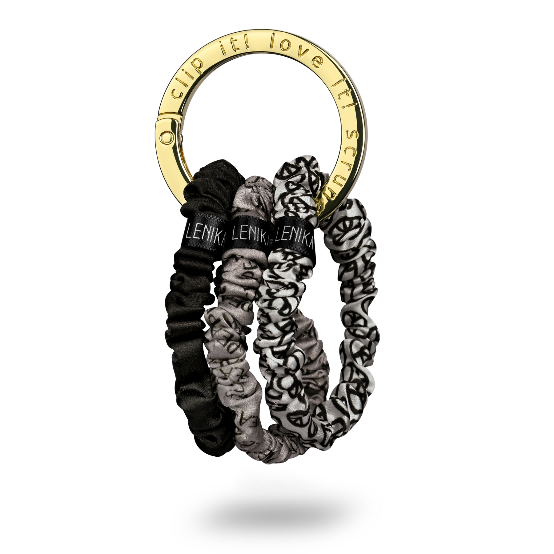 SCRUNCHIE CLIP "GOLD"