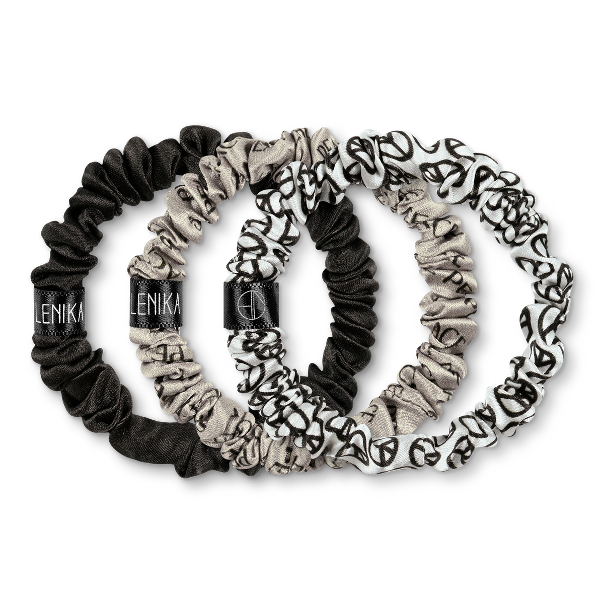 BRUNCHIE SCRUNCHIE SET OF 3 "PEACE EDITION"
