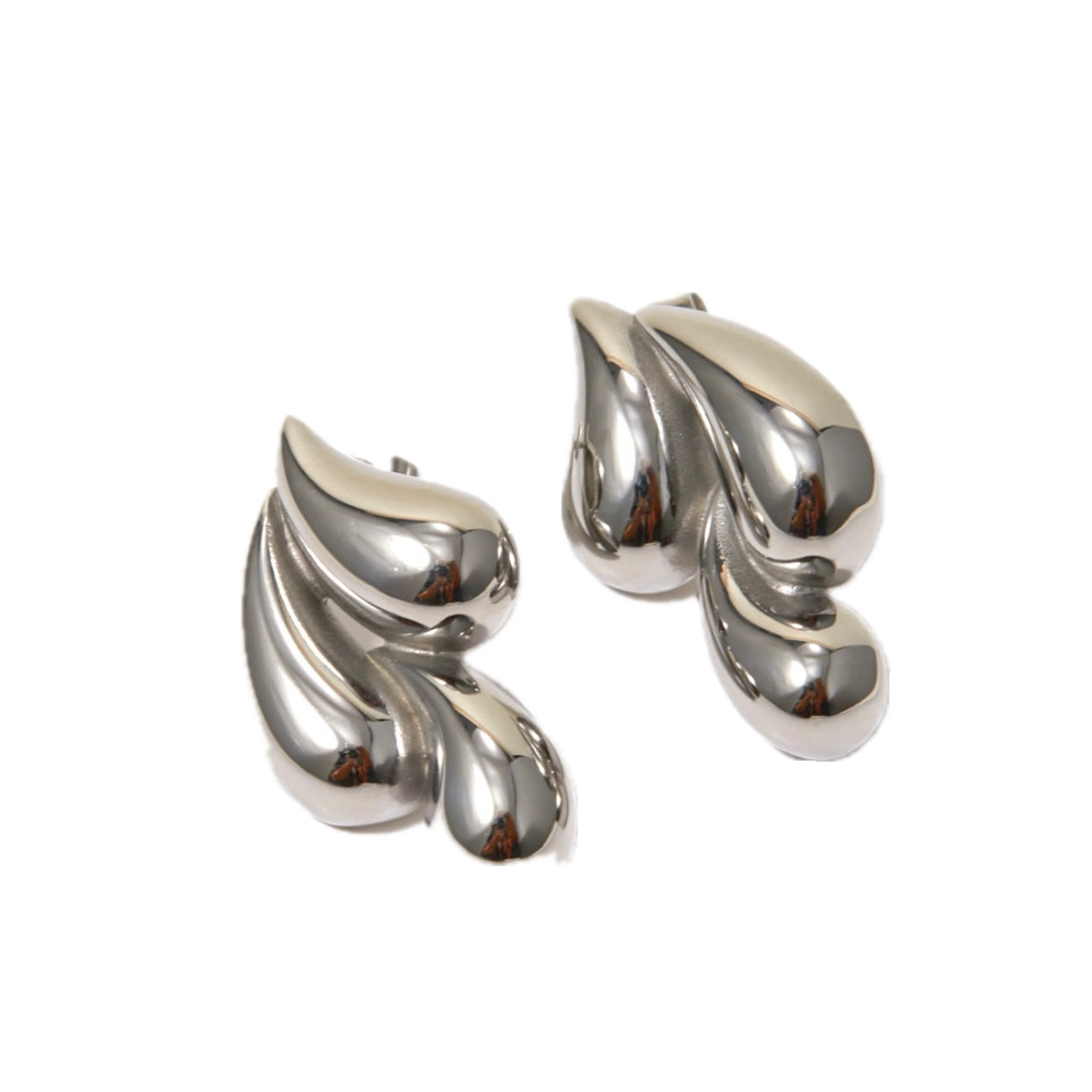 Tropfen-Ohrringe "Naomi" in silber