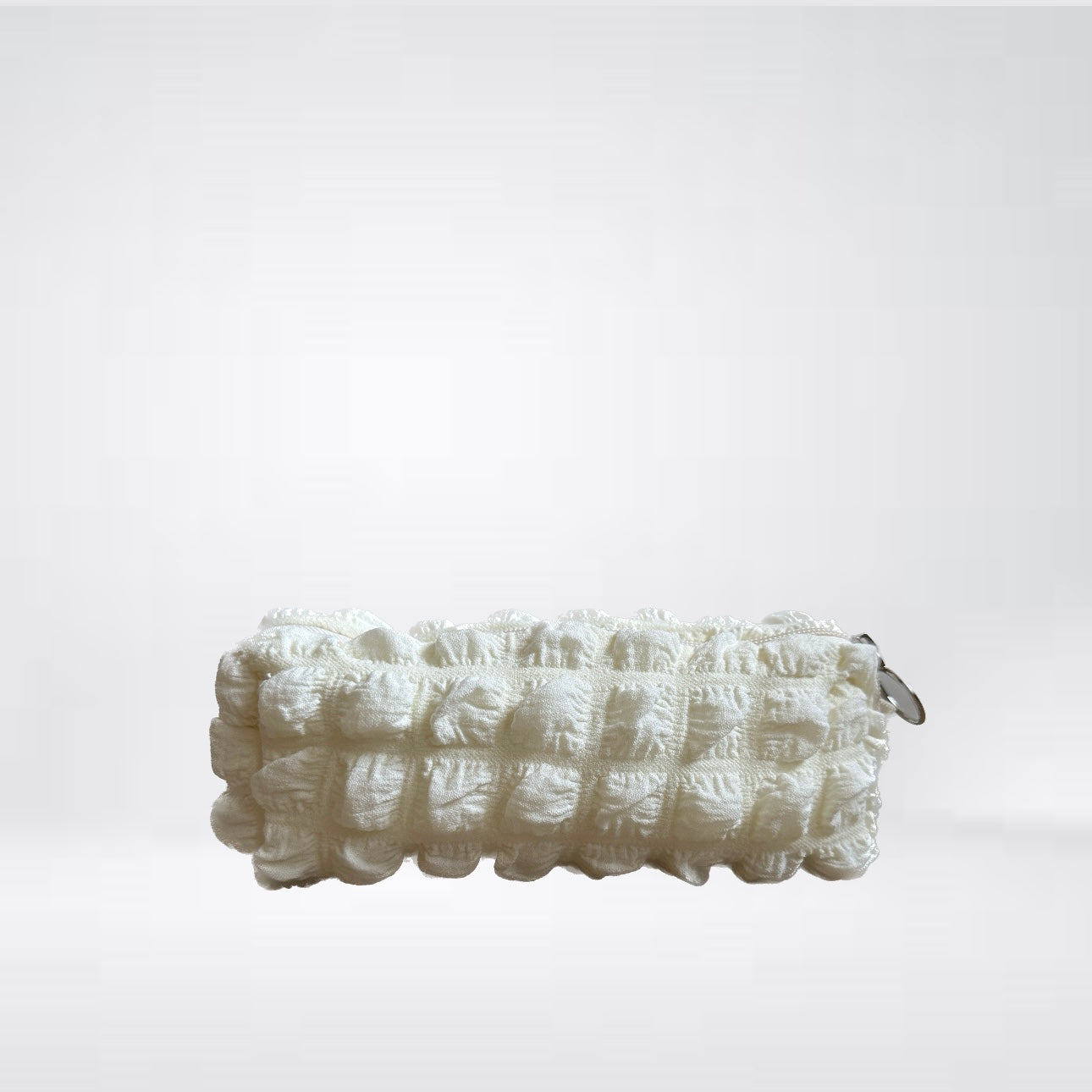 Clutch Bag kleine Kosmetiktasche "Bubble" in Eggnog