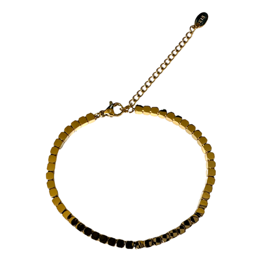 Armband "Jette" mit 18k vergoldeten Perlen