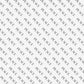 Seidentuch "PEACE 2024" aus reiner Twill-Seide in Coconut mit Schwarz