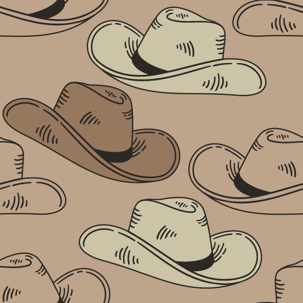 SCRUNCHIE "COWBOYHAT"