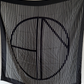 Seidentuch "LENIKA" aus reiner Twill-Seide in Schwarz mit Weiß gestreift