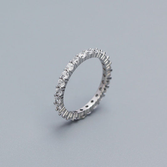 Ring "Claire" in silver with zirconia