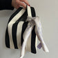 KOLLAB scarf “AMORE” made of Oeko-Tex silk by LENIKA x BLACK WHITE GRAY 2023