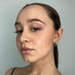 Hoop earrings "Joe" 18k gold plating with real pearls