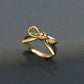 Schleifen-Ring "Alice" in Gold