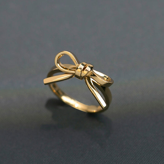 Schleifen-Ring "Alice" in Gold