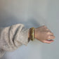 Bracelet "Jette" with 18k gold-plated beads