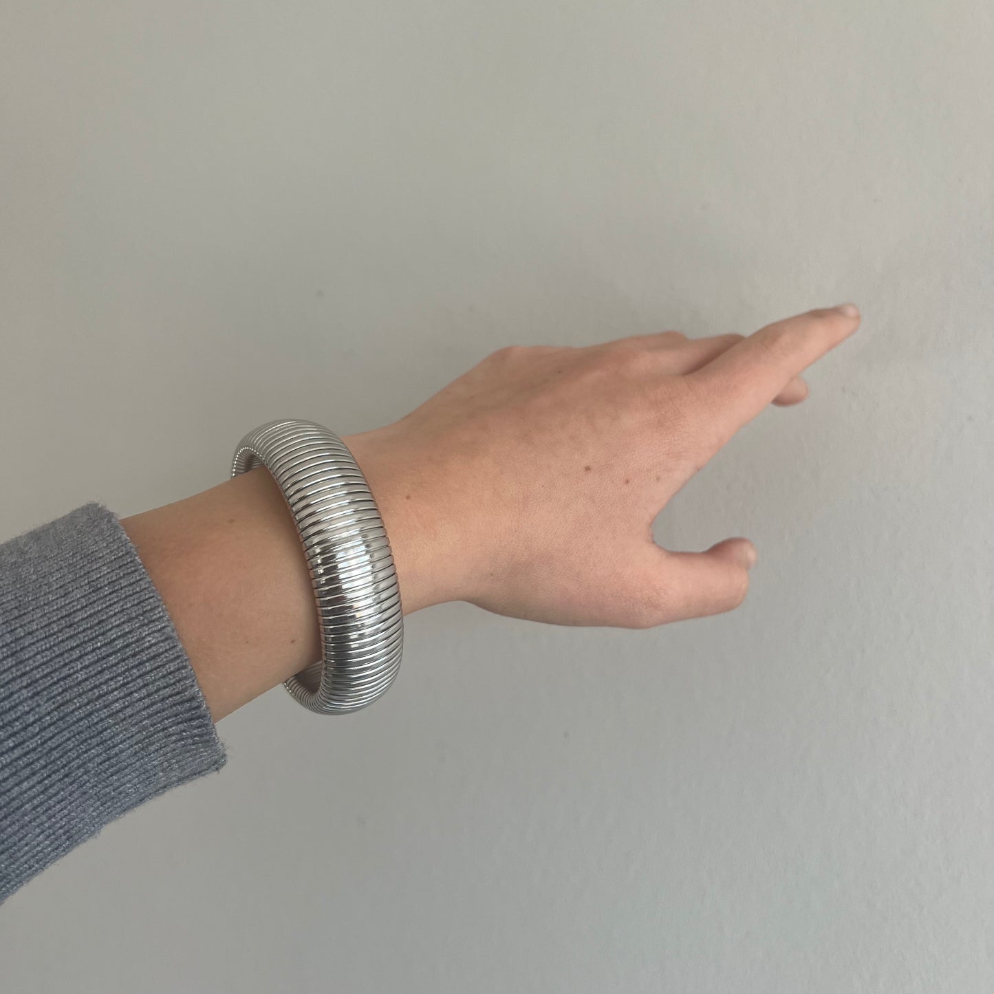 Armband "Gina" in silber aus Edelstahl (in L, S)