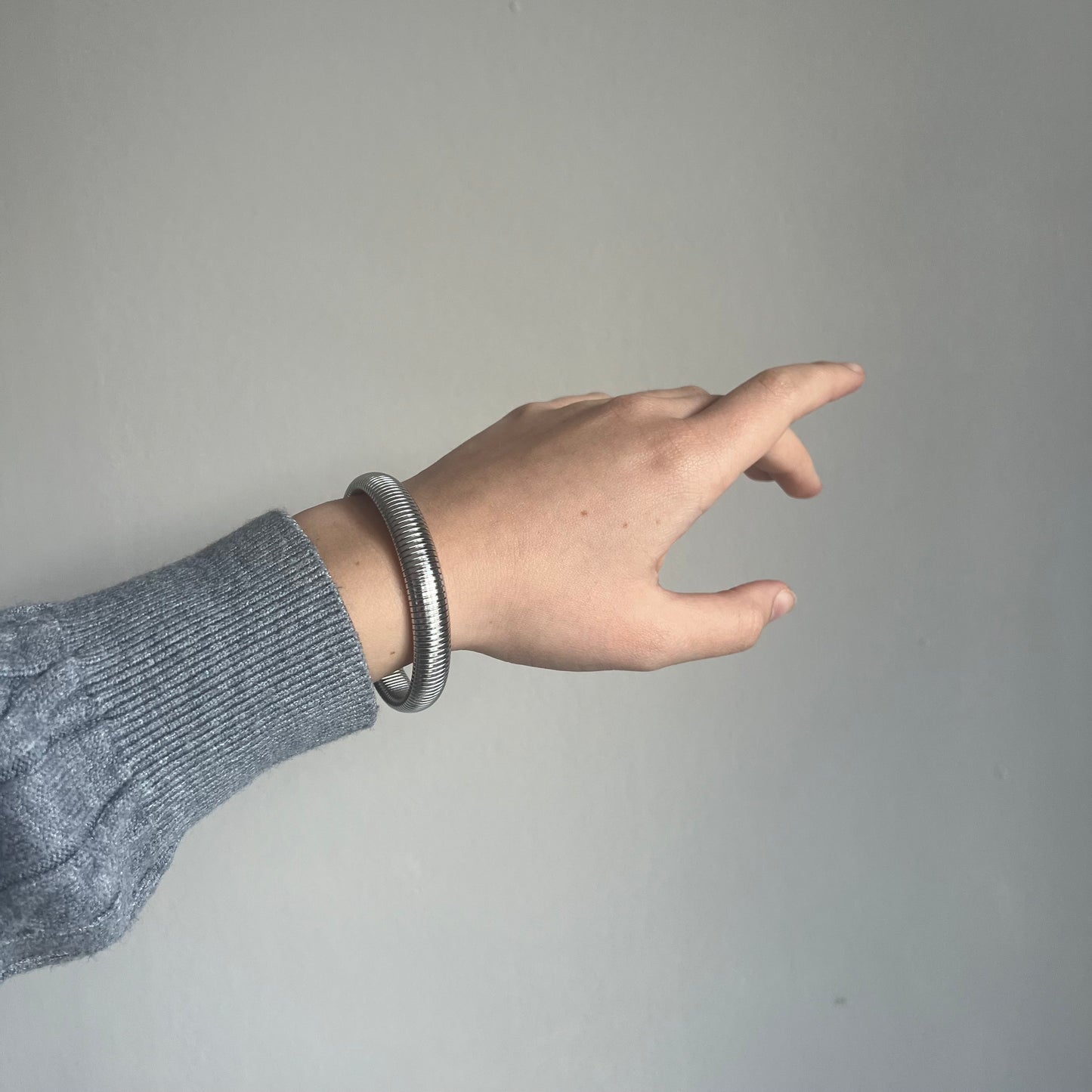 Armband "Gina" in silber aus Edelstahl (in L, S)