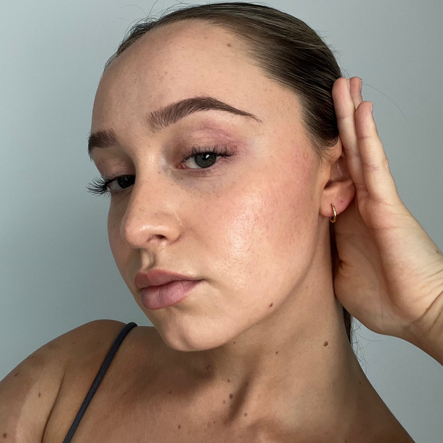 Creolen "Amelie" aus echtem Sterling Silber mit 18k-Vergoldung