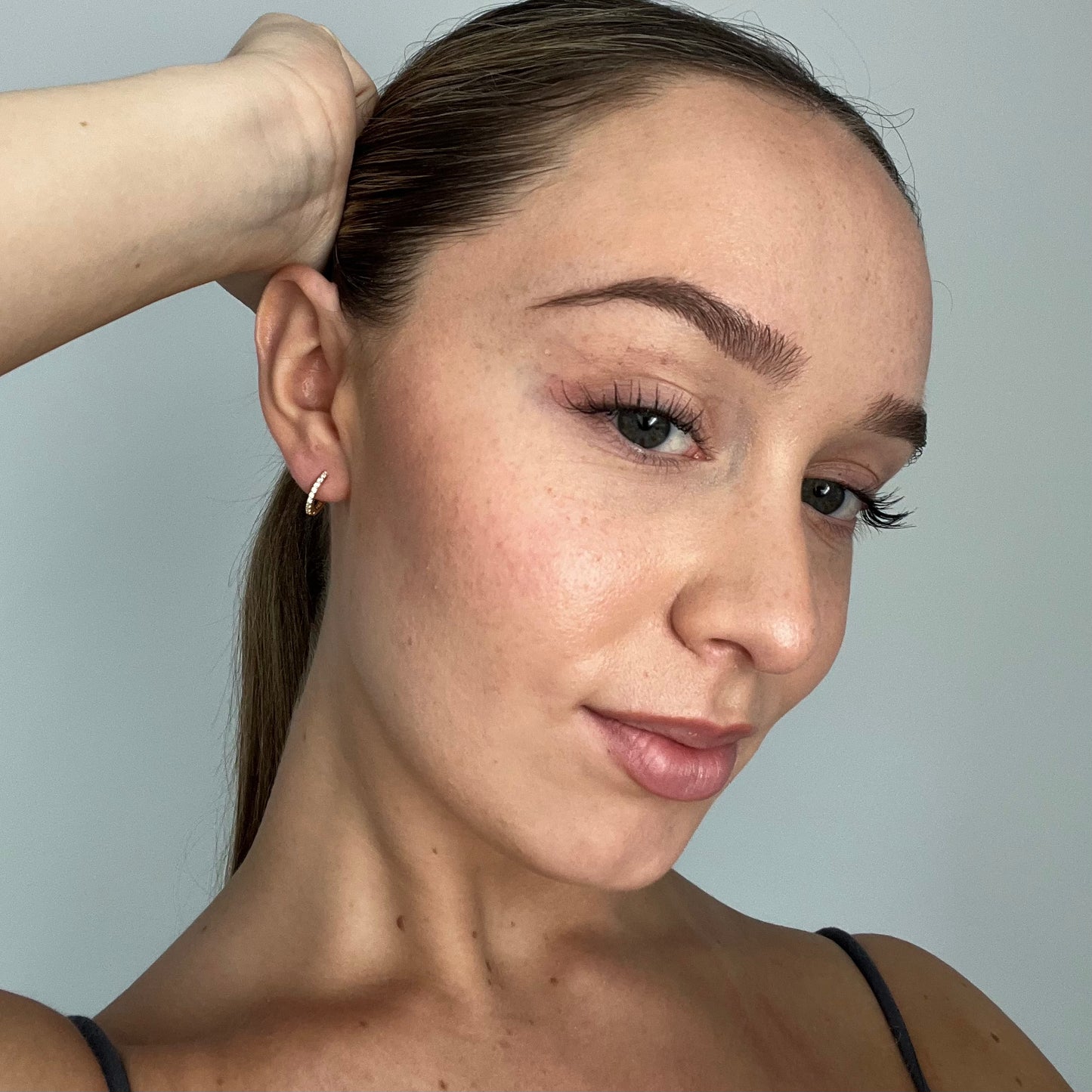 Creolen "Amelie" aus echtem Sterling Silber mit 18k-Vergoldung