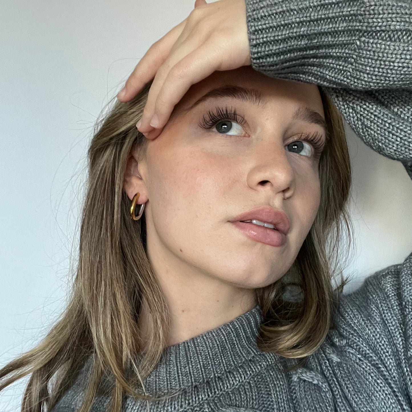 Mega cool earrings “Mieke” in gold &amp; silver