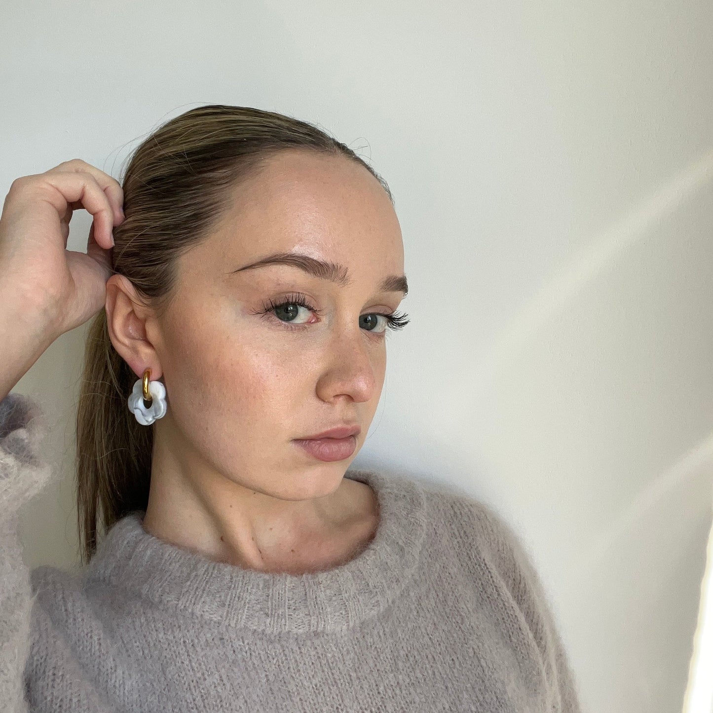 Mega cool earrings “Mieke” in gold &amp; silver