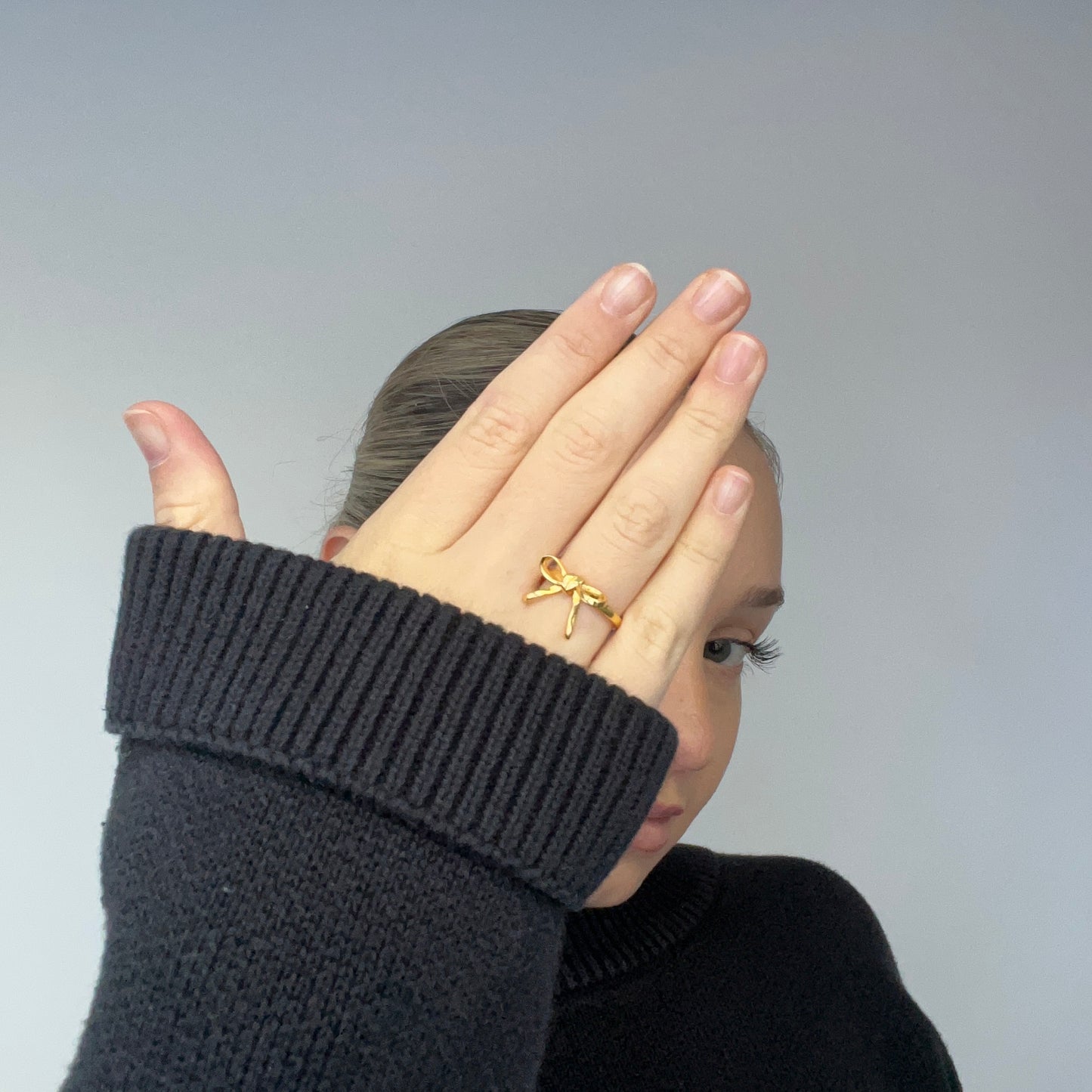 Schleifen-Ring "Alice" in Gold
