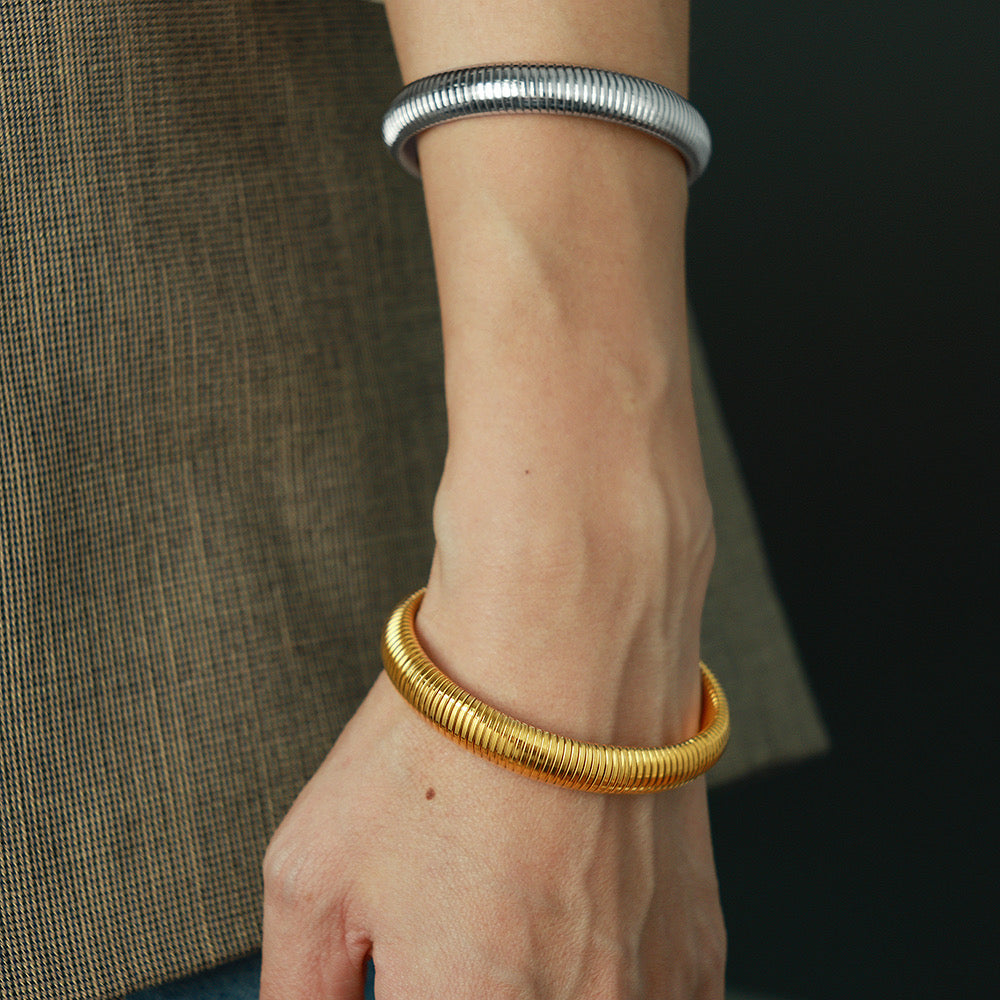 Armband "Gina" in silber aus Edelstahl (in L, S)