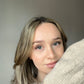 Chunky earrings "Meta" in silver