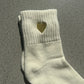 Socken "Lovely" mit goldenem Herz