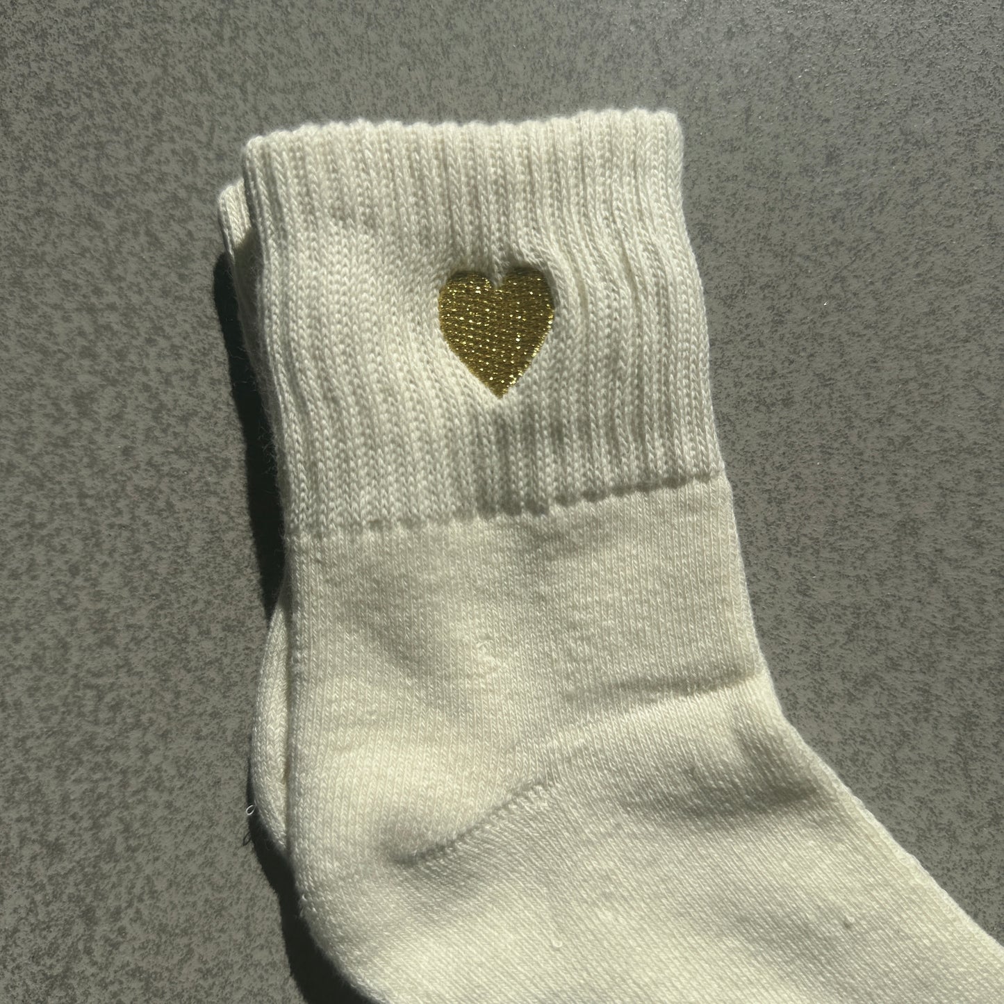 Short socks "Nick" in black with a white smiley