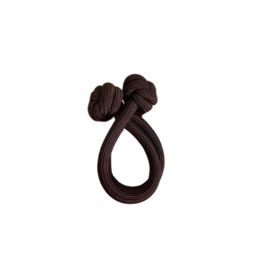 Hair tie "Knot" in dark brown