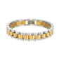 Armband "Jule" aus Edelstahl mixed gold silber