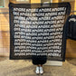 KOLLAB Tuch „AMORE" aus Bio-Baumwolle von LENIKA x BLACK WHITE GREY