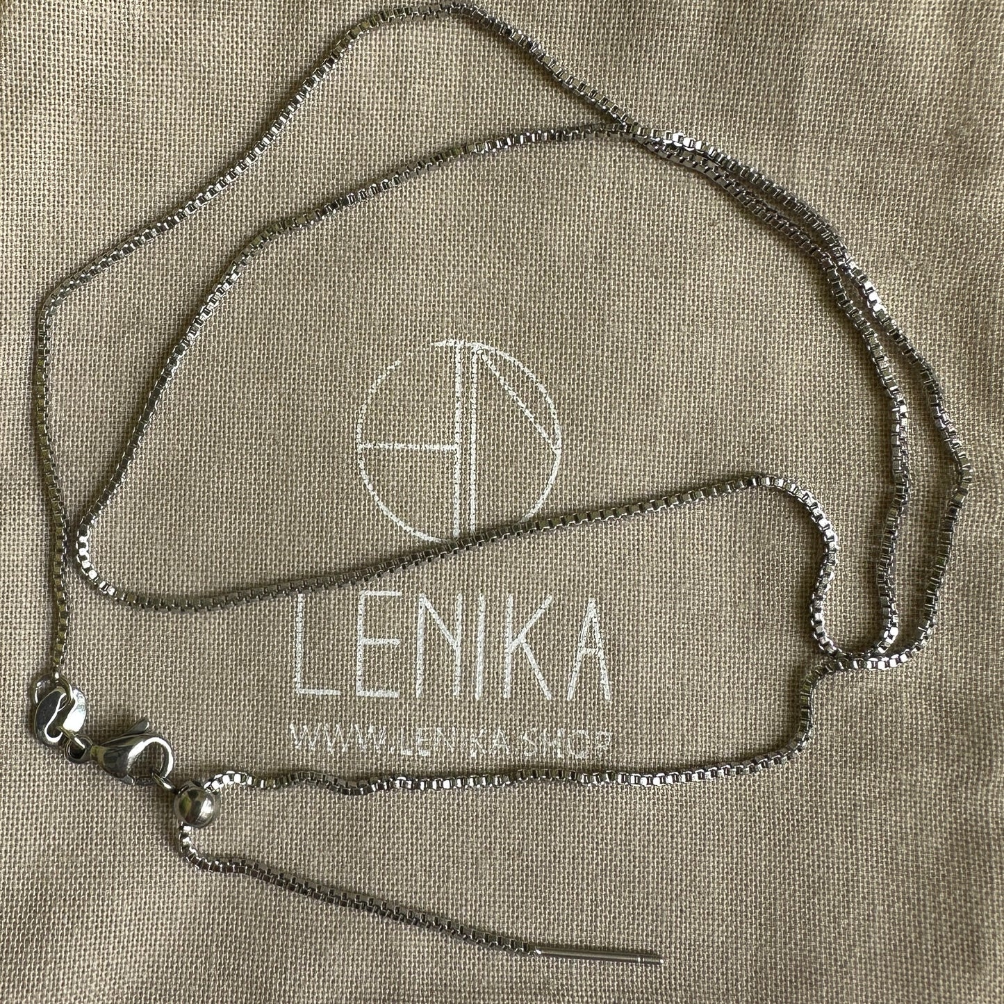 Perfekt einstellbare Kette "Leonora" in silber