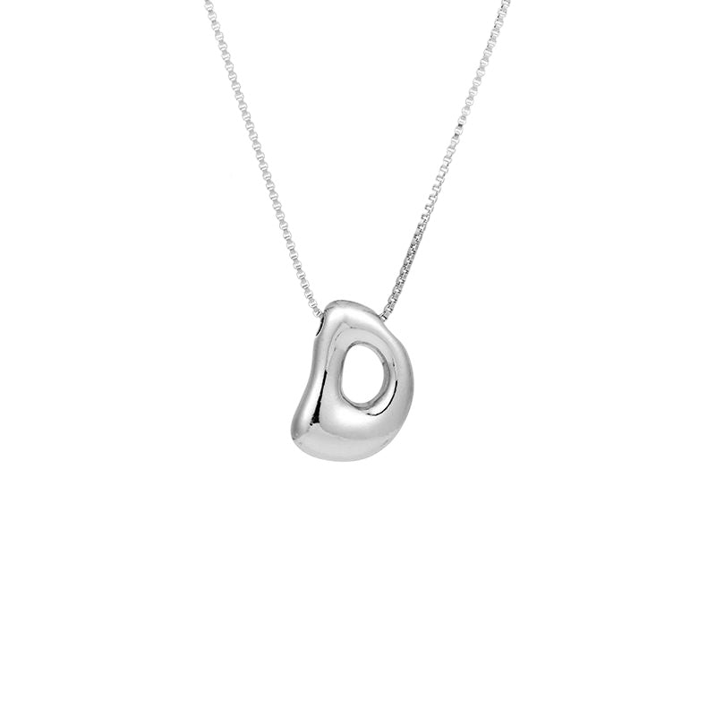 Golden, twisted necklace "Malia"