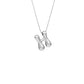 Golden, twisted necklace "Malia"