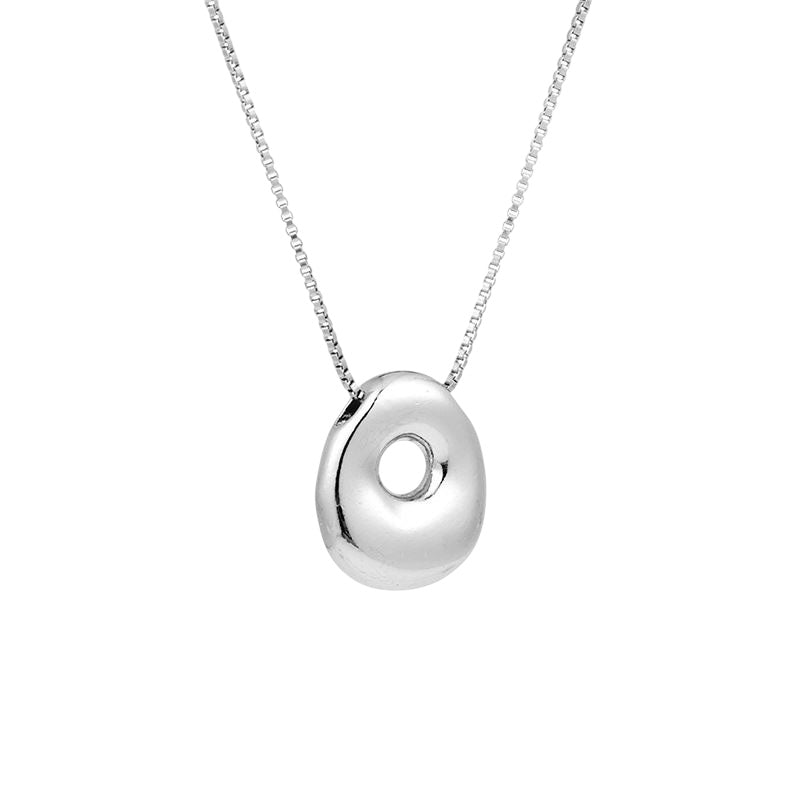 Golden, twisted necklace "Malia"