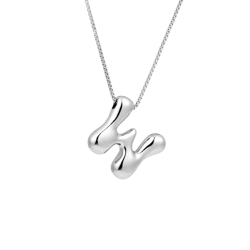 Golden, twisted necklace "Malia"