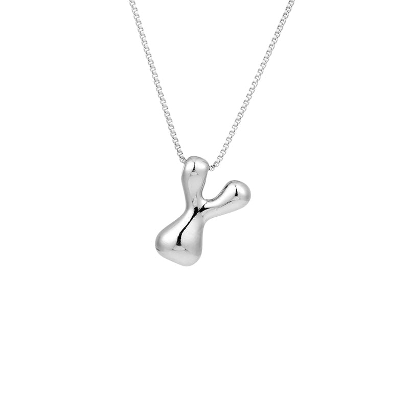 Golden, twisted necklace "Malia"