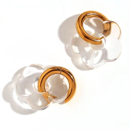Mega cool earrings “Mieke” in gold &amp; silver