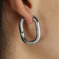 Mega cool earrings “Mieke” in gold &amp; silver