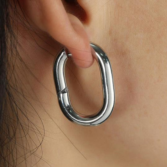 Mega cool earrings “Mieke” in gold &amp; silver