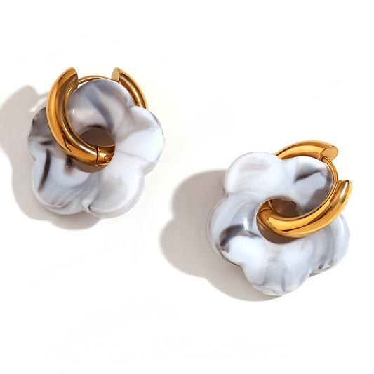 Mega cool earrings “Mieke” in gold &amp; silver