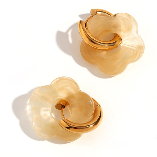 Mega cool earrings “Mieke” in gold &amp; silver
