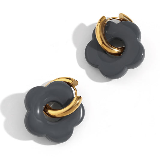 Mega cool earrings “Mieke” in gold &amp; silver