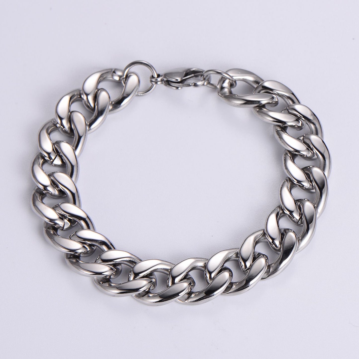 Chunky bracelet "Leni" made of stainless steel, beautifully light