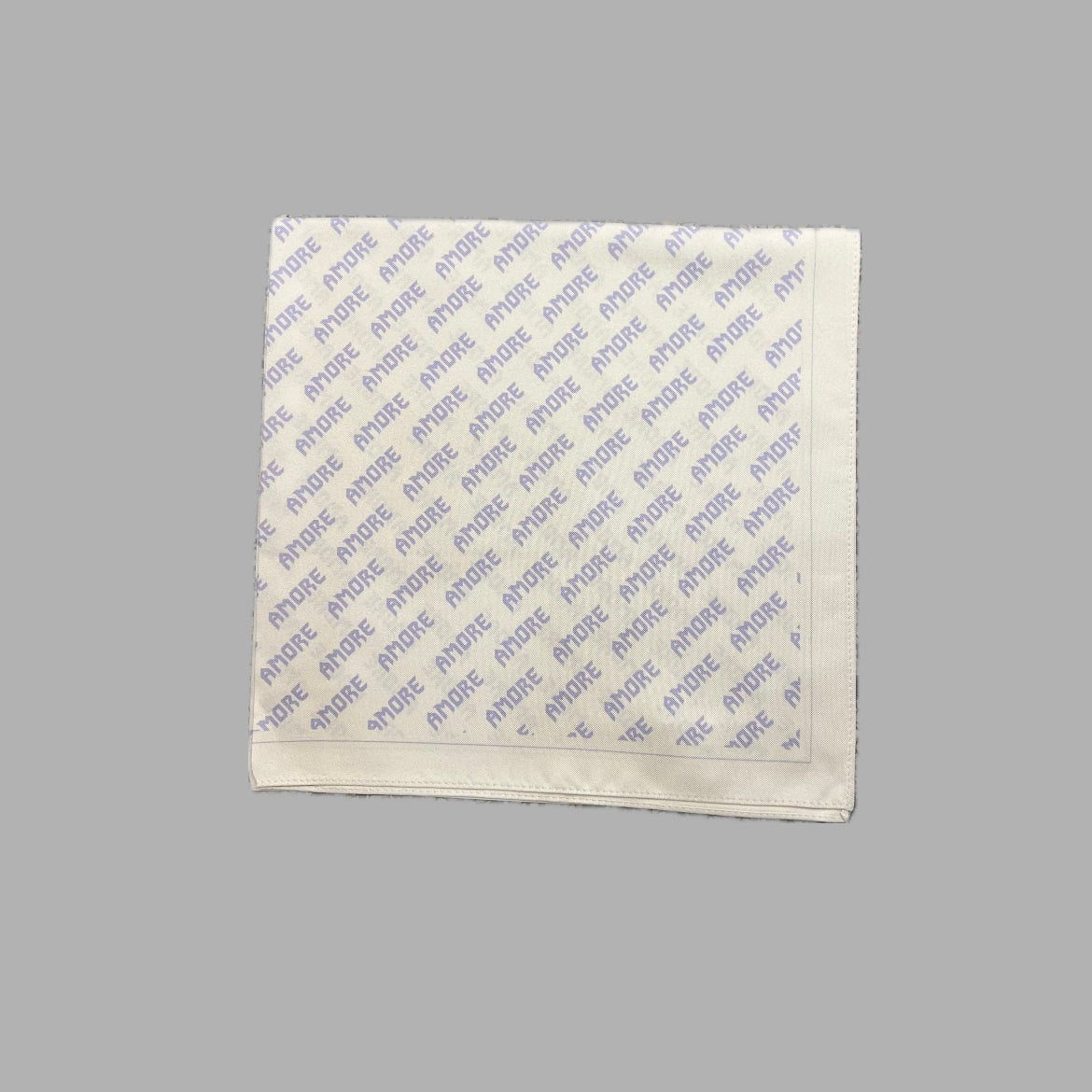 KOLLAB scarf “AMORE” made of Oeko-Tex silk by LENIKA x BLACK WHITE GRAY 2023