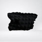 Clutch bag cosmetic bag "Bubble" in black