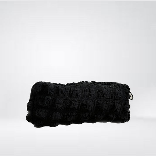 Clutch Bag small cosmetic bag "Bubble" in black
