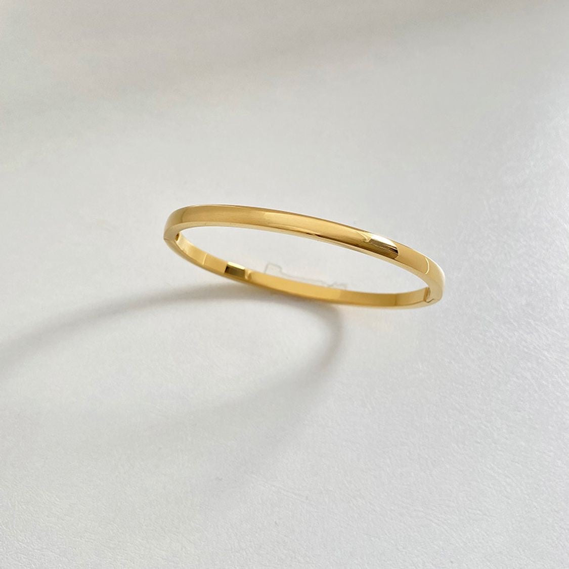 Bracelet "LOVE S" made of stainless steel with 18K gold plating