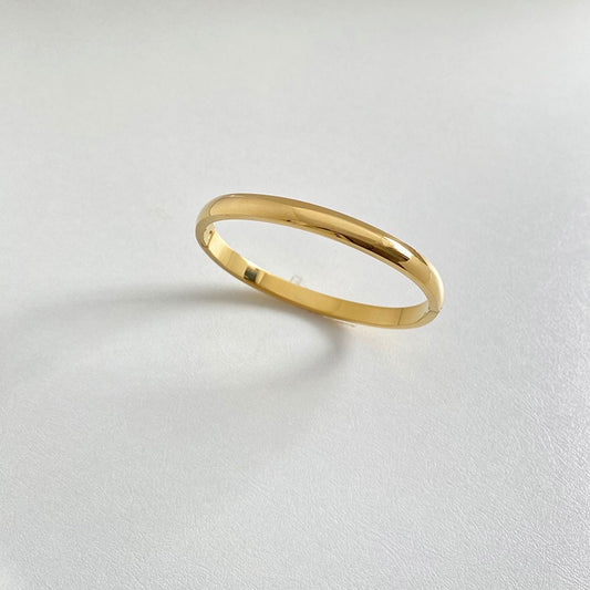 Bracelet "LOVE M" made of stainless steel with 18K gold plating