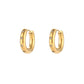 Hingucker Creolen "Star" in Gold mit Zirkonia