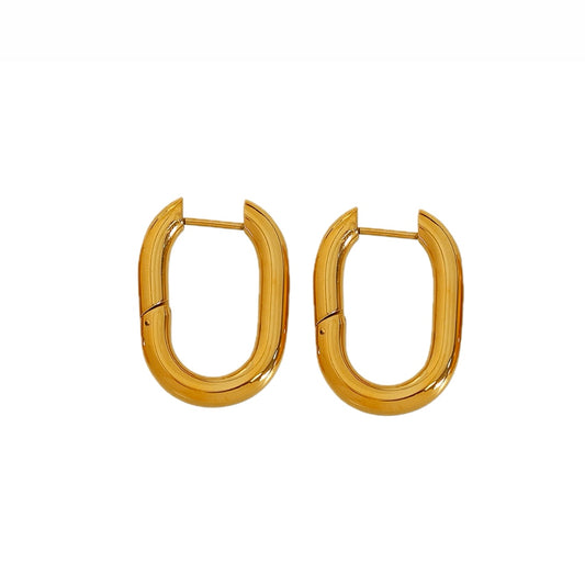 Mega cool earrings “Mieke” in gold &amp; silver
