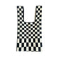 Checked Tasche "Marten" in Schwarz & Weiß