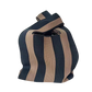 Mega trendige Tasche "Piet" mit Streifen in Schwarz & Braun